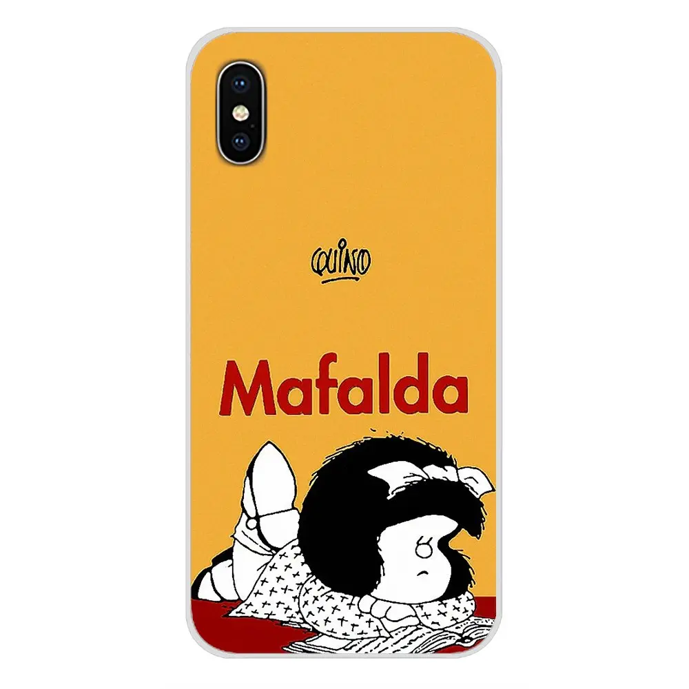 Для Huawei G7 G8 P7 P8 P9 P10 P20 P30 Lite Mini Pro P Smart Plus 2017 2018 2019 прозрачный ТПУ чехол Mafalda Girl