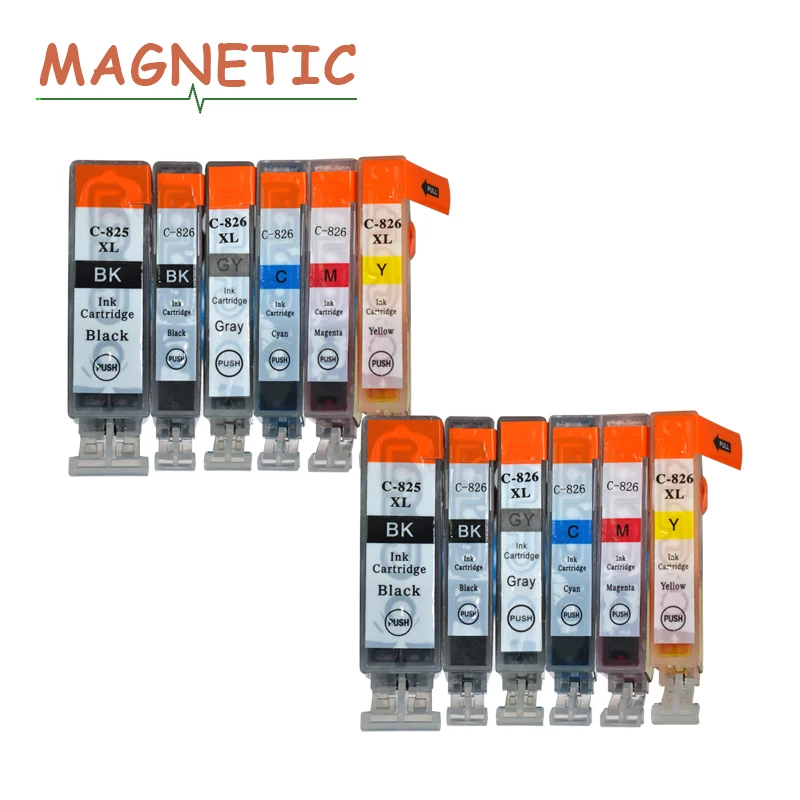 

Printer Parts PGI-825 Ink Cartridge For Canon PIXMA MG5180 MG5280 MG6180 MG8180 IP4880 IP4980 IX6580 MX888 pgi 825 826