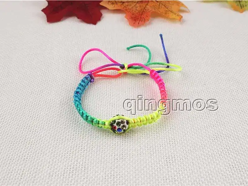 Бусины большие 10 мм разноцветные из Плетение ручной работы китайского шелка