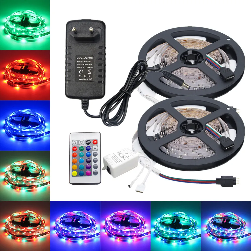 Гибкая СВЕТОДИОДНАЯ лента SMD 2835 5 м 10 12 В 60 светодиодов/м|led strip 12v|led stripmulticolor led |
