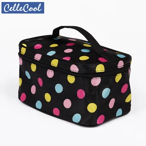 Модная косметичка с надписью, Женская квадратная дорожная Сумочка, органайзер для туалетных принадлежностей, однотонные вместительные сумки для девочек CC011