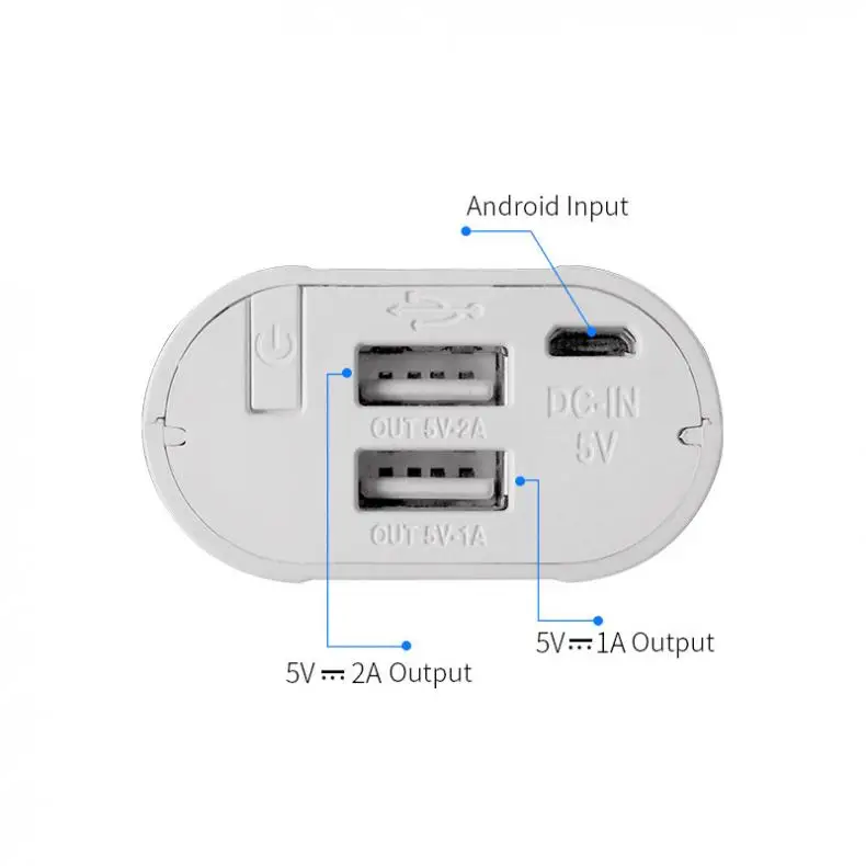 Умное зарядное устройство TOMO P2 с двумя USB-портами и поддержкой 18650 аккумуляторов |
