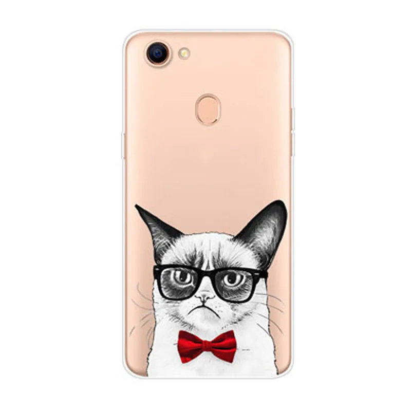 Чехол для Oppo F5 Youth прозрачная защитная задняя крышка тонкий мягкий чехол F 5