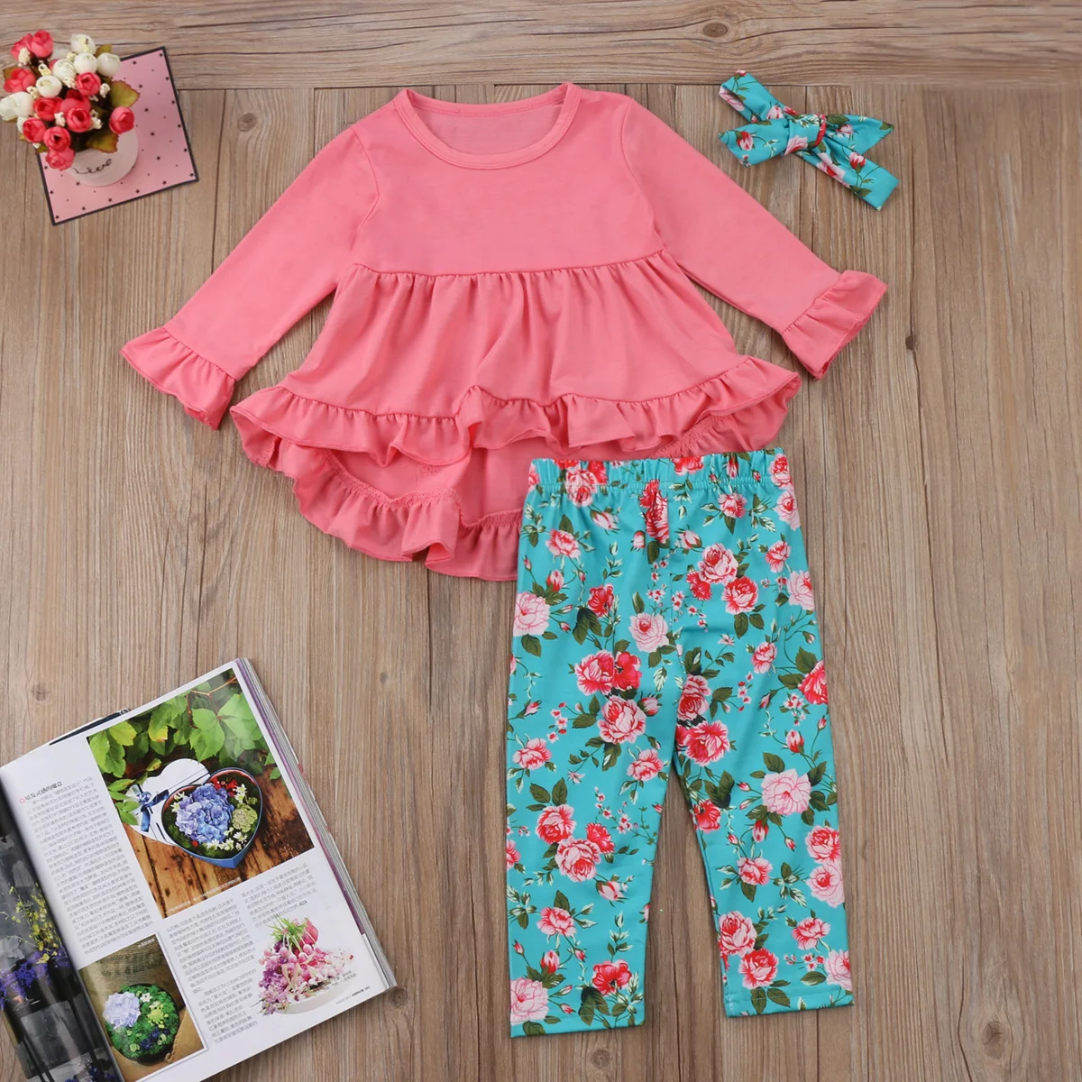 Коллекция 2017 года модные изысканные наряды детская одежда Комплекты для девочек