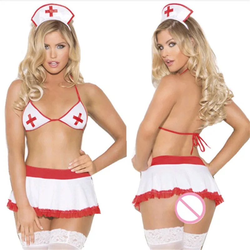 4 стиля униформа медсестры женское сексуальное белье для ролевых игр нижнее