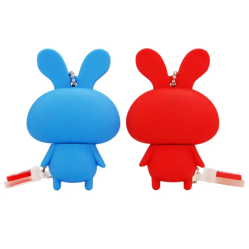 Usb флешка 2,0, мини-флешка с изображением голубого кролика, 4 ГБ, 8 ГБ, 16 ГБ, 32 ГБ, 64 ГБ, флеш-карта памяти, 128 ГБ, usb флеш-накопитель
