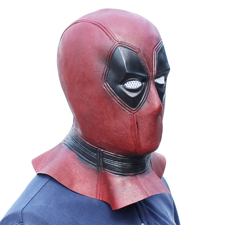Маска для Хэллоуина Moive Deadpool 2 дышащая маска из ПВХ с полным покрытием лица