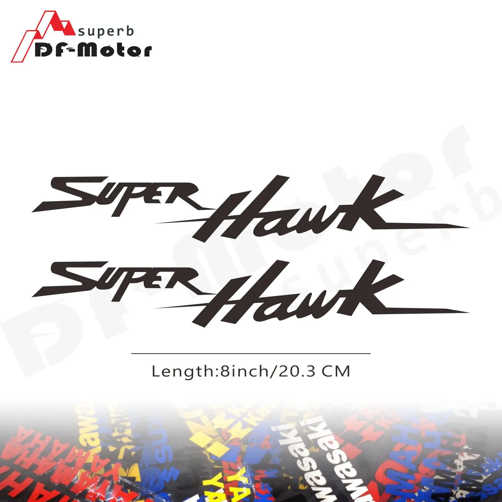 8 дюймов Светоотражающая наклейка для мотоцикла автомобиля колеса шлем с