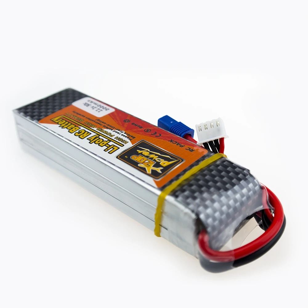 3 S Lipo Батарея 11.1 В 3000 мАч 30C EC3 Plug ZOP Мощность литий-полимерный для Вертолет drone |