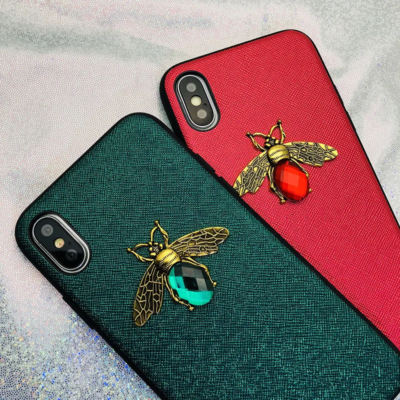Блестящий чехол Bee для телефона iPhone X XR XS Max 8 7 6 S Plus Samsung A70 A50 A30 S8 S9 S10 lite Note 9 M20 M10