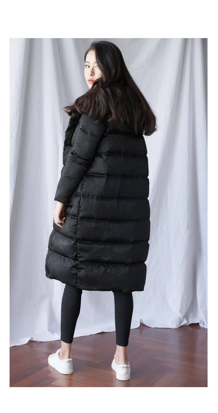Женское зимнее пальто с капюшоном свободного покроя|hooded down|hood hoodhooded women |