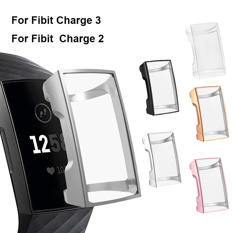 Чехол SPEDKOY из ТПУ для Fitbit Charge 2 прозрачный защитный чехол 3 защита экрана умных