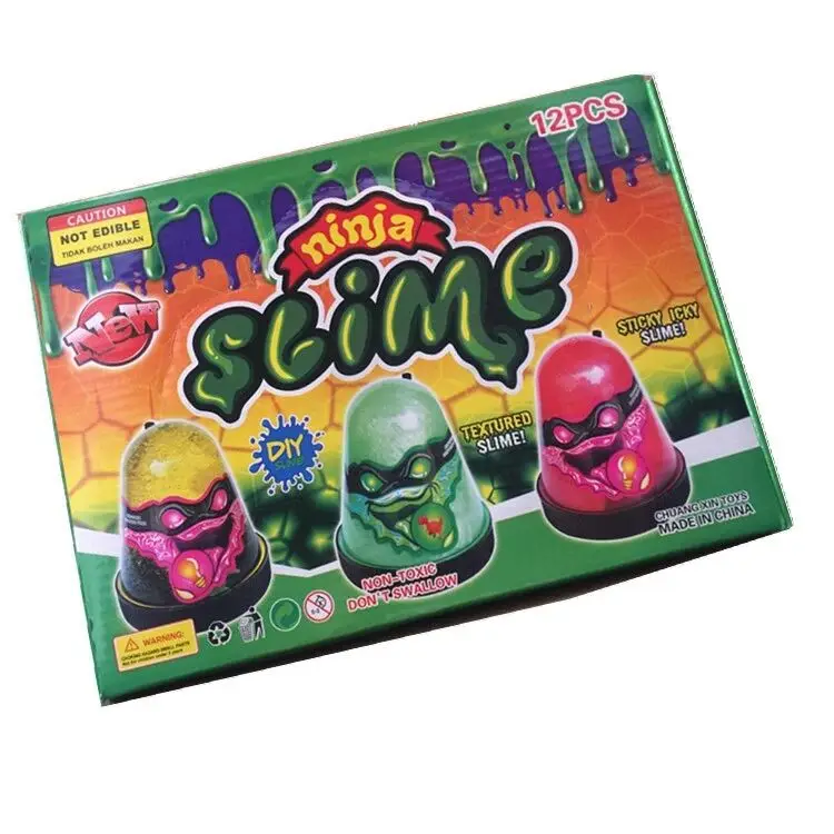 Ninja slime антистрессовые игрушки могут дуть шары блестящие популярные игрушки красочные Волшебные мягкие slime прозрачные для детей