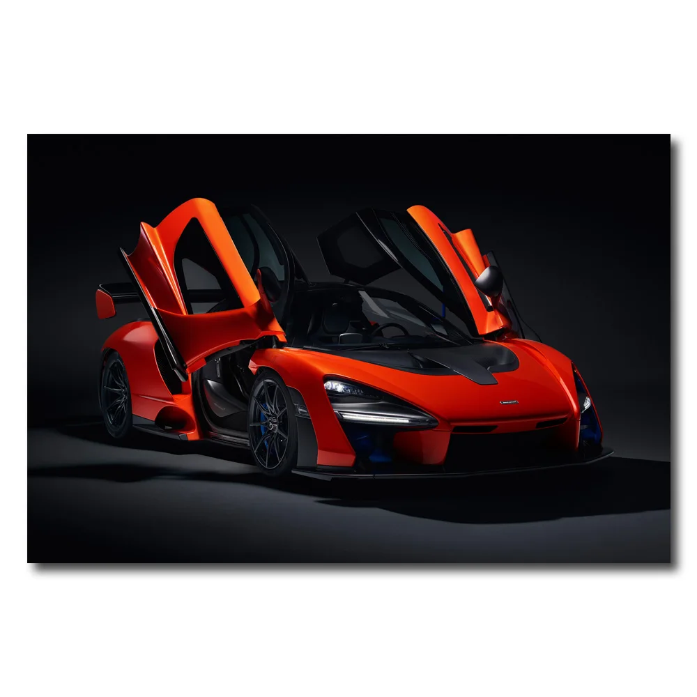 McLaren Senna супер автомобиль обои картина печатная стена искусство холст постер