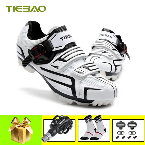 pedals for 1268 W Tiebao/Обувь для велоспорта, mtb, педали, обувь для езды на велосипеде, chaussures vtt homme, самозакрывающаяся дышащая обувь для горного велосипеда, кроссовки - Цвет: pedals for 1268 W