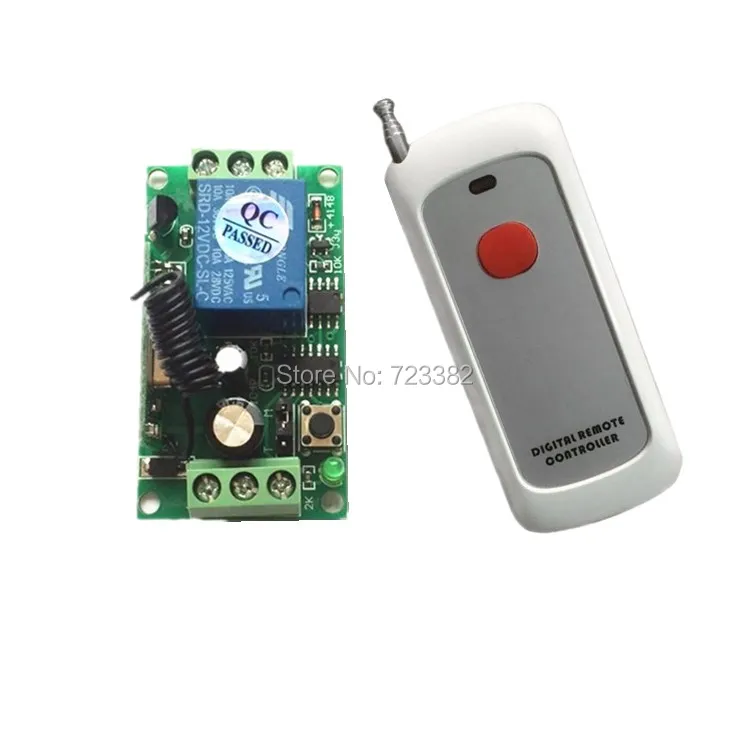 DC12V 24V 9V 10A реле беспроводной пульт дистанционного управления переключатель приемник пропускания 315/433 дистанционное управление освещение/лампа LED