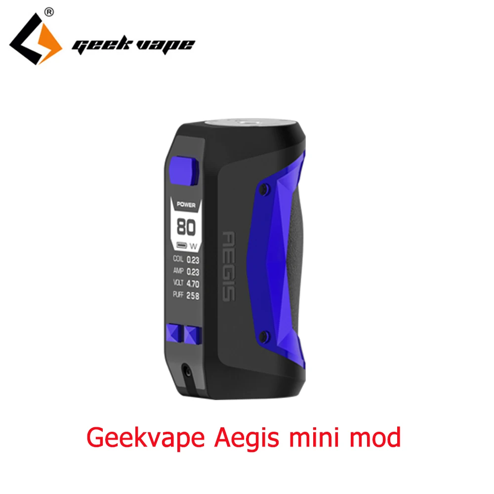 Новый arrivial 80 Вт Geekvape Aegis мини мод Встроенный 2200 мАч аккумулятор для таб Cerberus