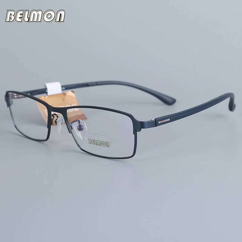 

Belmon Eyeglasses Frame Men Computer Optical Prescription Myopia Nerd Clear Lens Eye Glasses Spectacle Frame For Male 1507