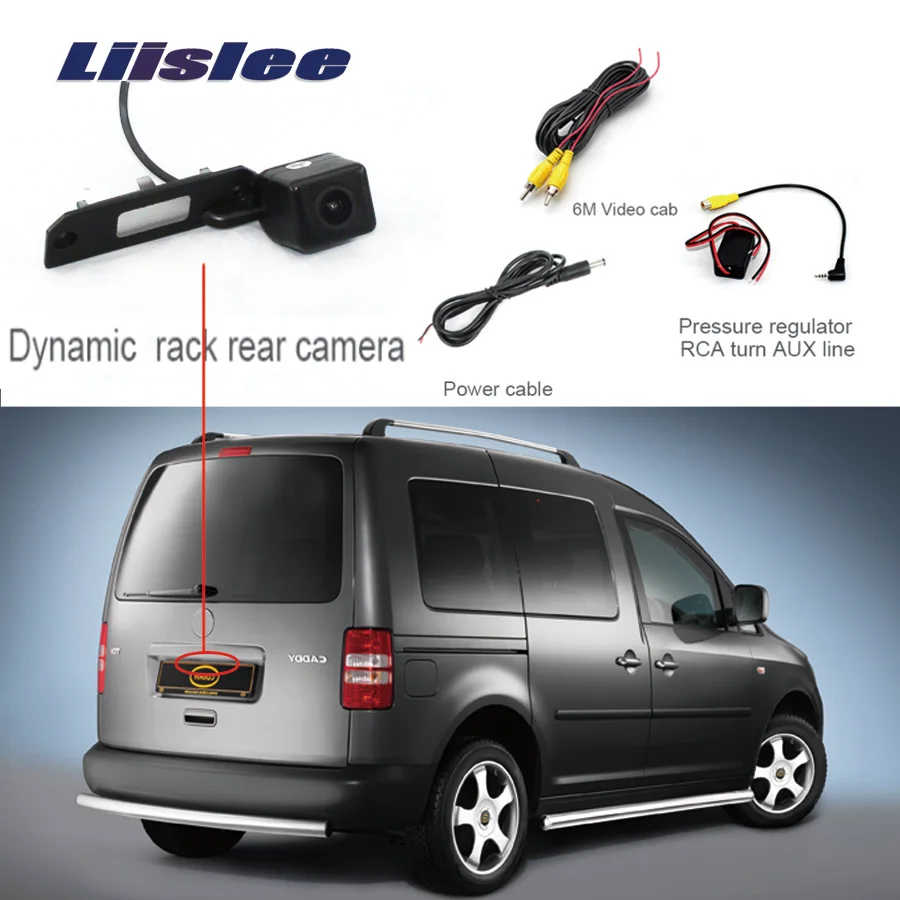 Liislee для Volkswagen Caddy III автомобильная парковочная камера заднего вида +
