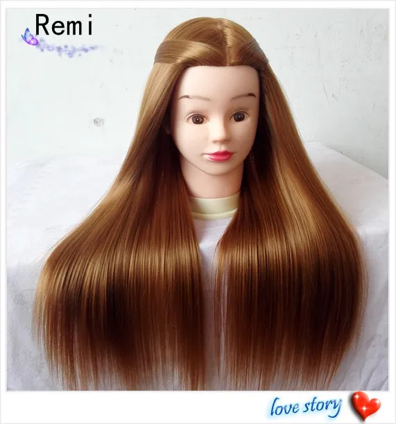 Лидер продаж 2016 года парикмахера манекен для обучения головы с волосами 24 дюйма