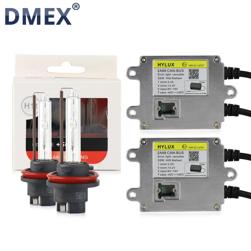 

DMEX 1 SET 4500K 5500K 6500K Canbus HID Xenon Kit H1 H3 H7 H11 9005 9006 9012 D2H Hylux 2A88 Canbus Ballast Yeaky HID Xenon Bulb