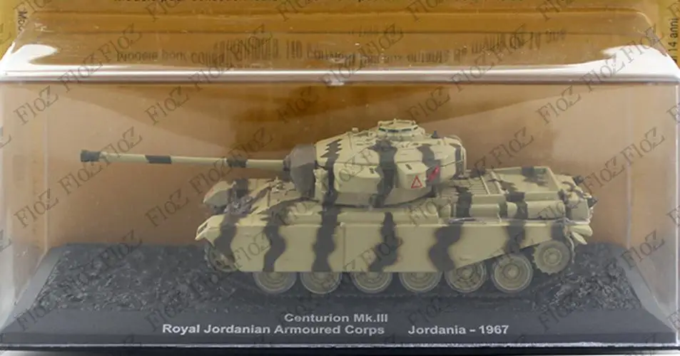 Jordan Army Centurion MK III шестидневная война модель танка для литья под давлением 1: 72 |