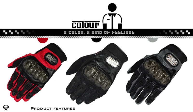 Езда племя мотоциклетные Прихватки для мангала Guantes зимой и летом заездов Luvas