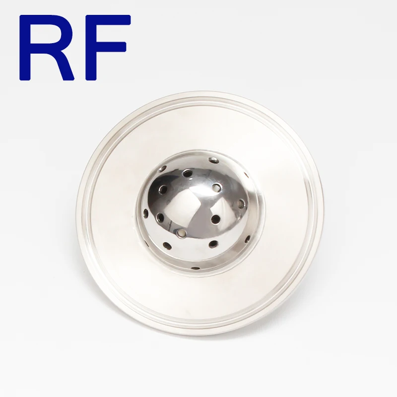 RF 3 &quotЗажимная крышка с 1/4&quot MNPT и распылительным шаром SS304 санитарная нержавеющая