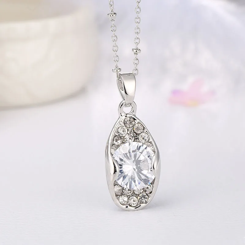 Комплект из колье и серёг с фианитами|designer jewelry set|jewelry setsjewelry set for wedding |