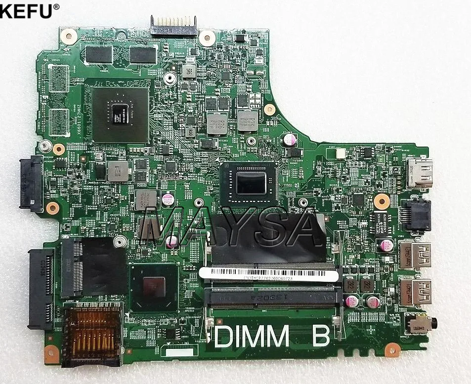 

CN-0PFPW6 Fit For DELL INSPIRON 2421 3421 5421 laptop motherboard 2127U GT625M mainboard 12204-1 DNE40-CR PWB:5J8Y4 REV:A00