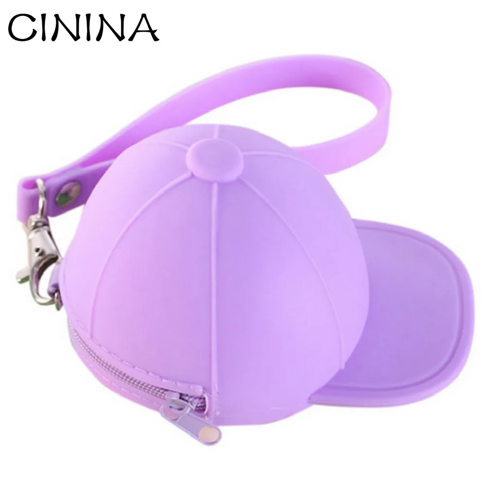 2017 Cap Hat Стиль Желейные Конфеты Цвета Силиконовой Портмоне Дети подарок