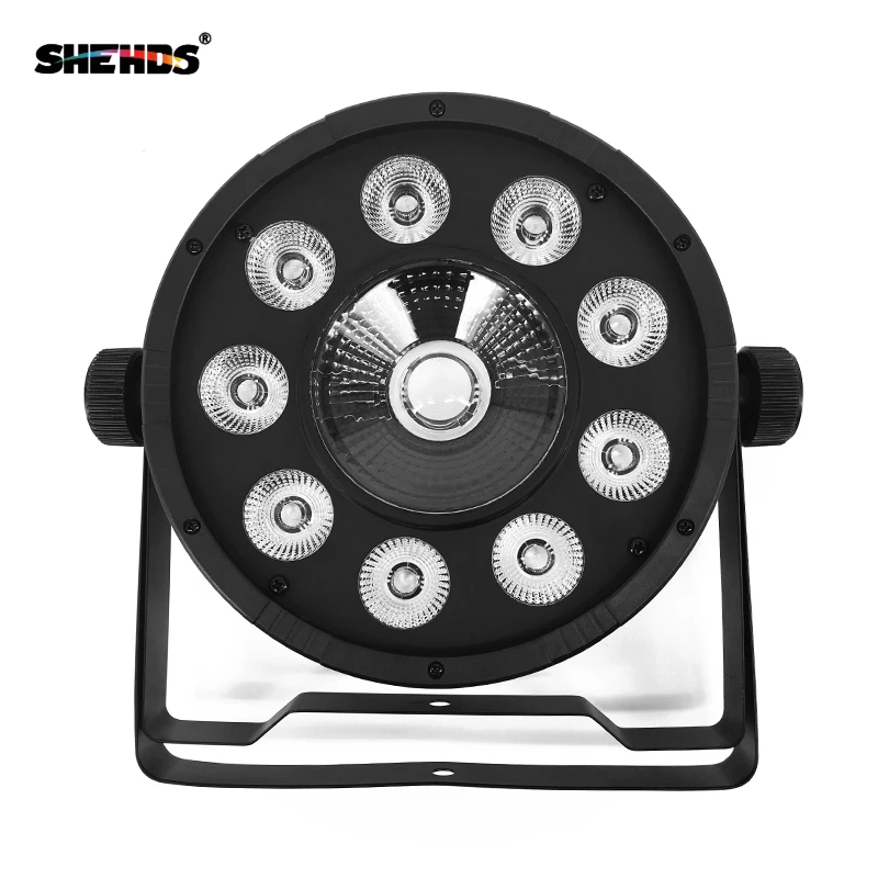 

4pcs Fast Shipping LED Flat Par 9x10W+30W RGB Lighting For DMX512 Stage Effect Professional DJ Equipment Party Dance Floor Disco
