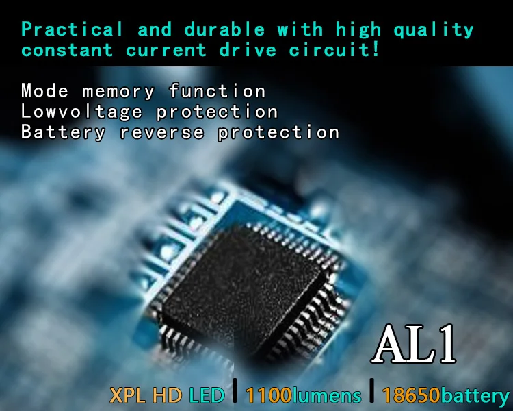 Amutorch AL1 XPL HD 1000LM l-образный Угловой светодиодный фонарик 1*18650 аккумулятор
