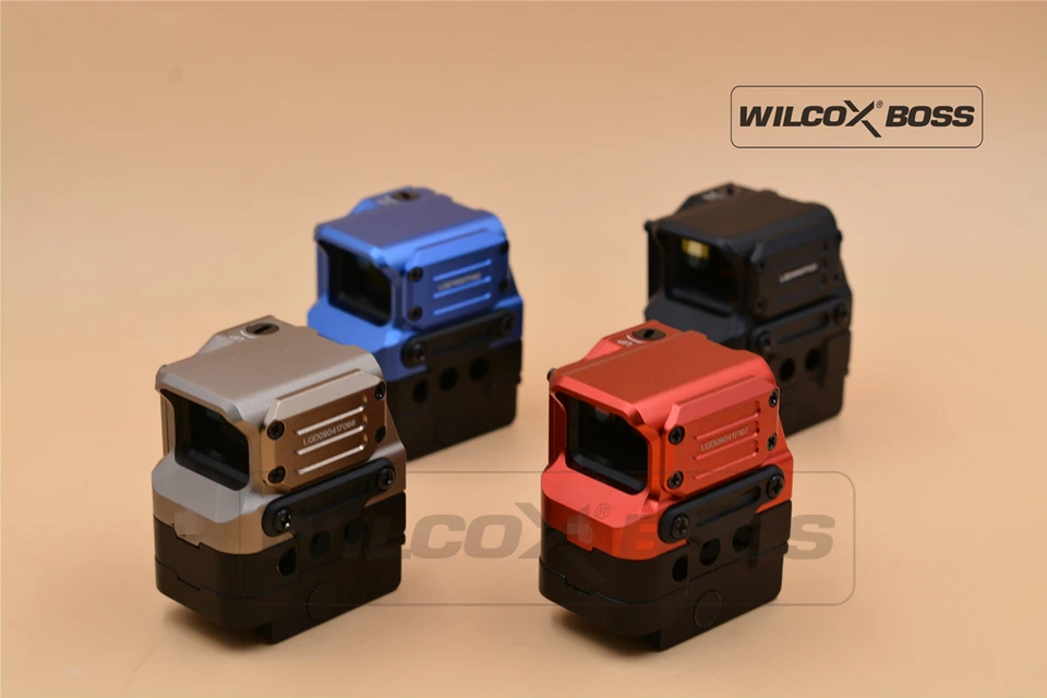 Оптический прицел DI FC1 Red Dot Sight голографический для рельсы 20 мм (синий) | Спорт и