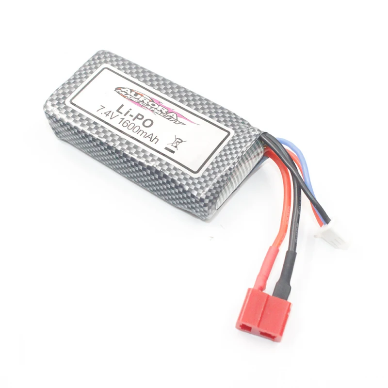 2 шт или 3 Бесплатная доставка 7 4 V 1600mAh Lipo батарея для 9125 дистанционного управления