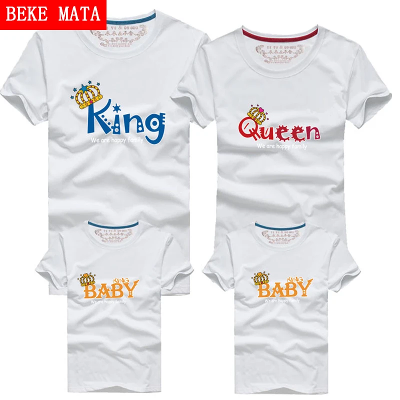 Семейные комплекты коллекция 2016 года летние футболки для мамы папы дочки и сына