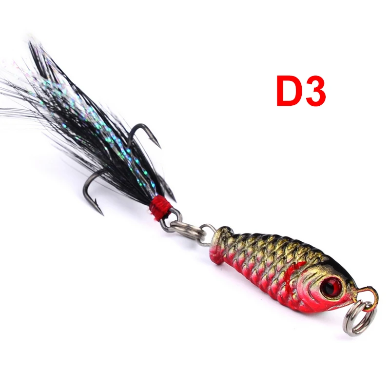 2 5 см Длина 6 4 грамма разноцветных тройных крючков Хвостовая вязка волос мини