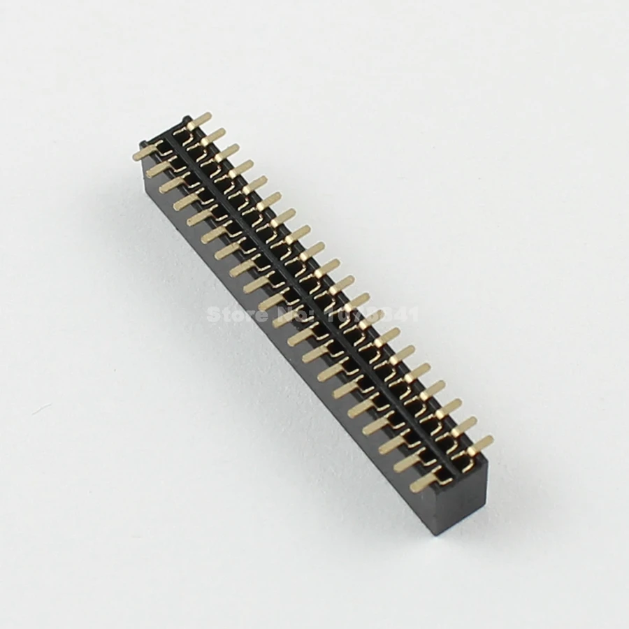 100 шт. шаг 1 27 мм (2x20 Pin 40 контактный двойной ряд SMT контакт SMD заголовок полосы |