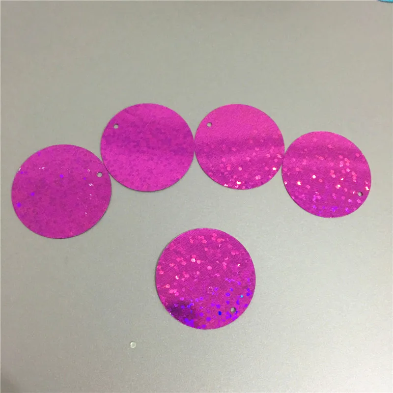 200 шт. большие круглые лазерные/Голографические блестки 9 цветов 30 мм ПВХ плоские