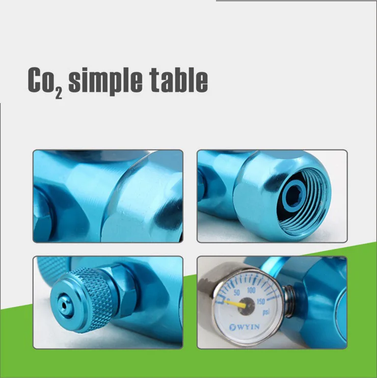Мини нано Аквариум CO2 регулятор JIS m22-14 W21.8 CGA320 интерфейс обратный клапан счетчик пузырьков
