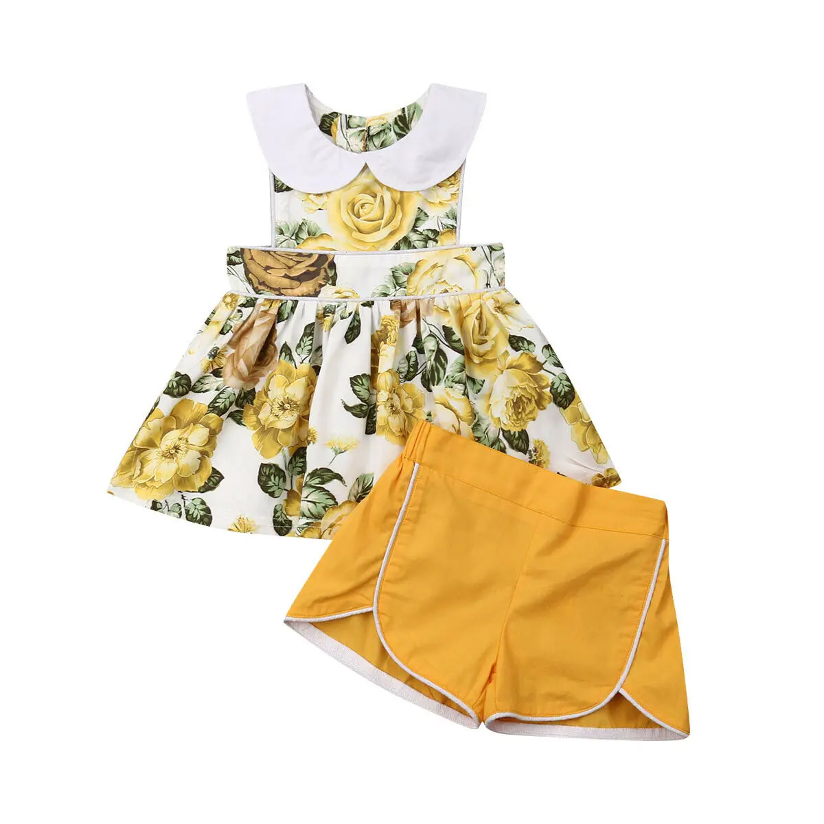 Pudcoco 2019 Новинка для новорожденных Платье маленьких девочек без рукавов с