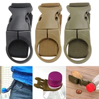 nylon outdoor molle hanging strap webbing buckle clip water bottle holder backpack accessories strap belt tactical camping