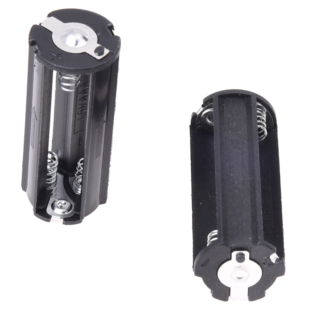 Комплект из 2 предметов черный Батарея держатель для 3x1 5 V AAA батареи фонарик