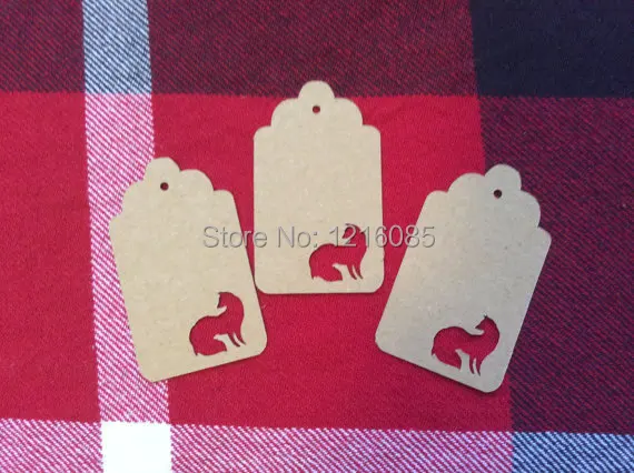 

Fancy Fox /Wishing Tree Thank You Tags for Confirmation, wedding birthday party