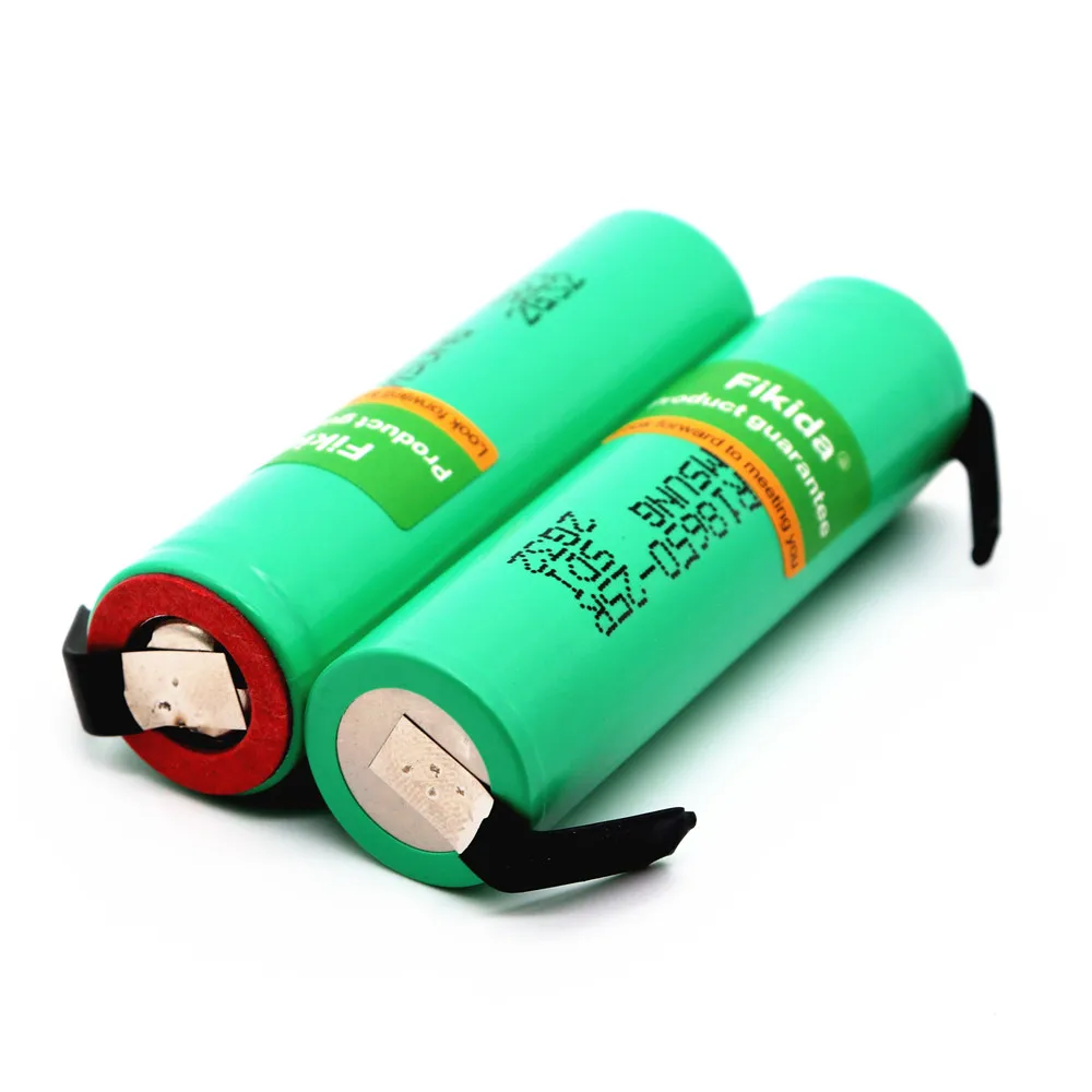 Fikida Новый 18650 литий ионный аккумулятор 2500 мАч 3 6 В подходит для INR18650 25R M 20A разряда