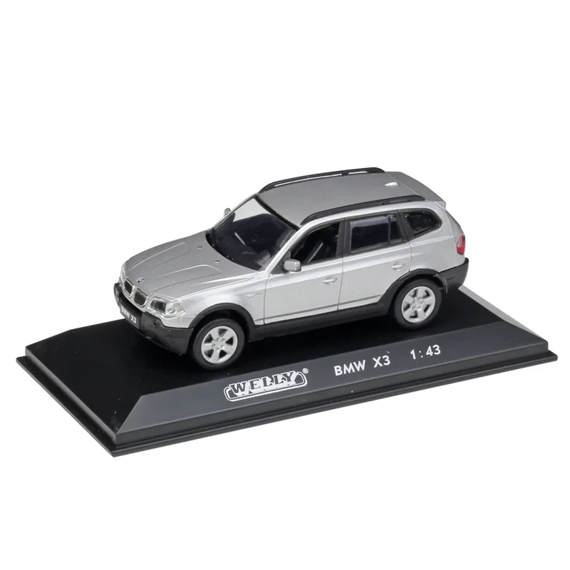 BMW X3 WELLY 1:43 металлическая модель игрушечного автомобиля Volvo/ALFA/Porsch/Audi/Benz спортивный автомобиль литья под давлением автомобиль мальчик коллекция игрушек для детей подарок - Цвет: BMW X3