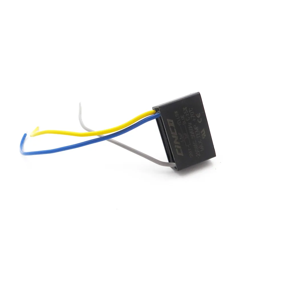 CBB61 1 5 мкФ + 3 знака после 250 V провода КОНДЕНСАТОР моторного двигателя