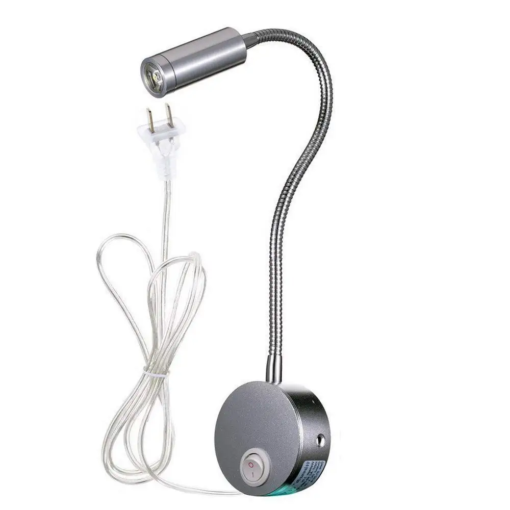 Светодиодная гибкая настенная лампа 3 Вт современный светильник для спальни