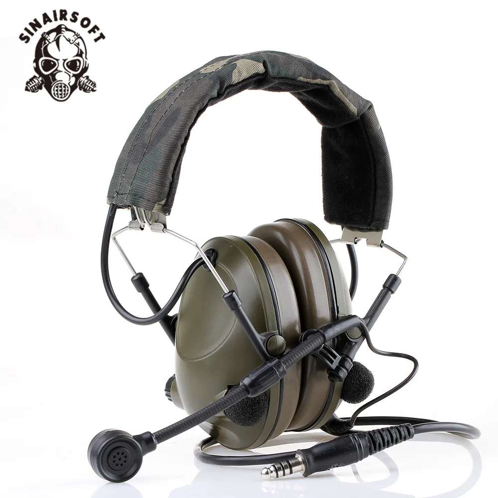SINAIRSOFT Z TAC Z042 наушники FG звуковая ловушка гарнитура военная версия тактическая