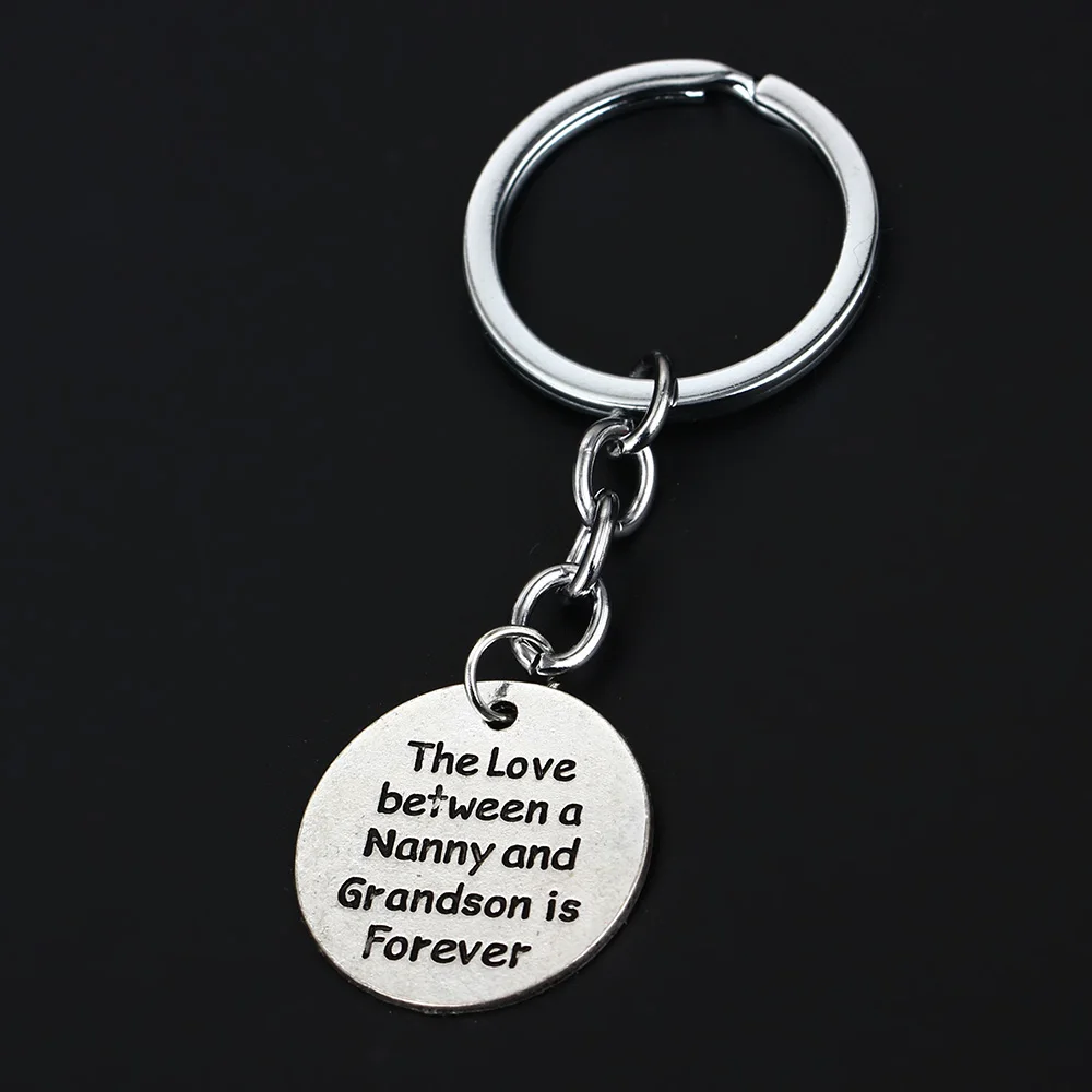Брелок для ключей любовь между няней и бабушкой|keyrings gifts|jewelry key chainskey ring love |